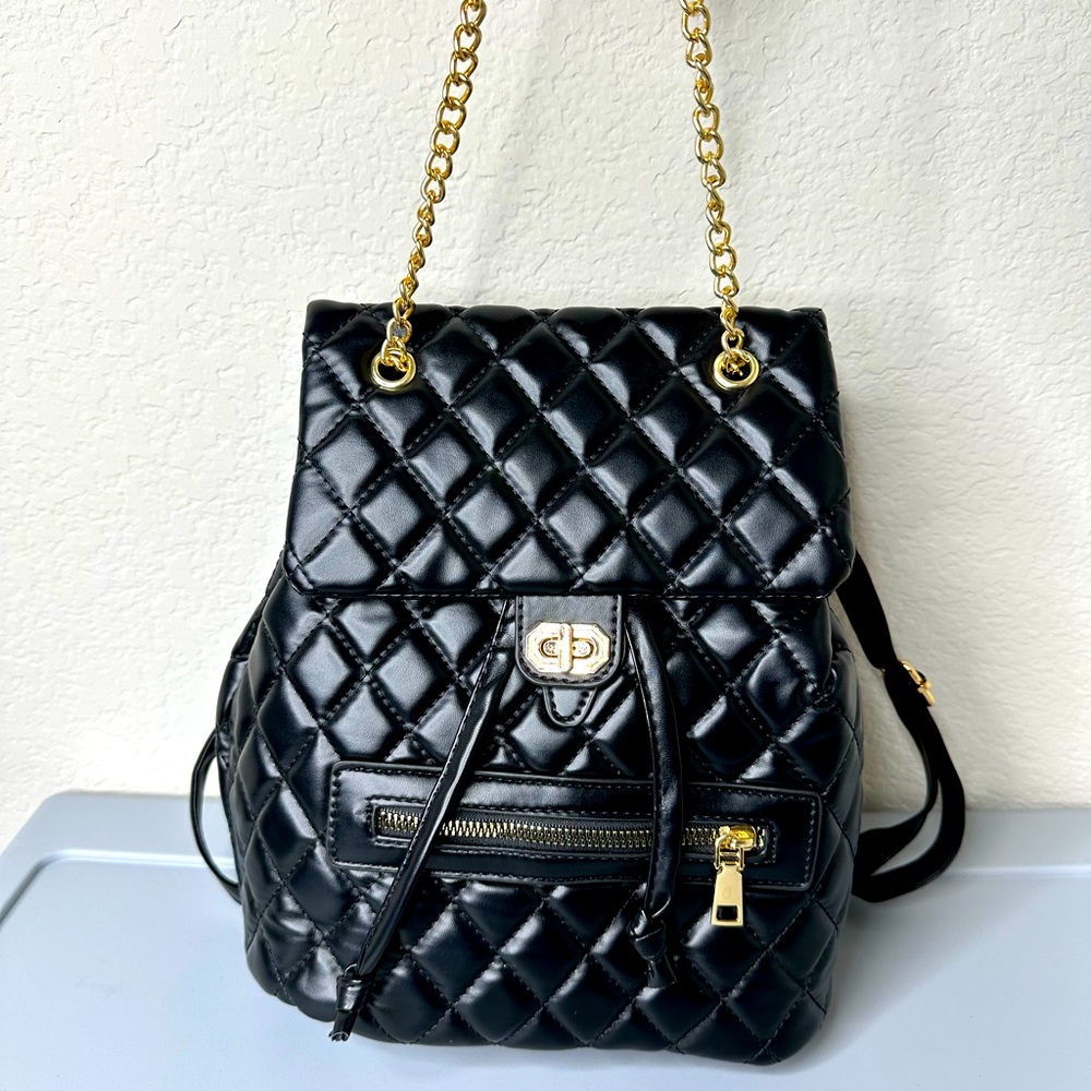 Black Fashion Backpack
